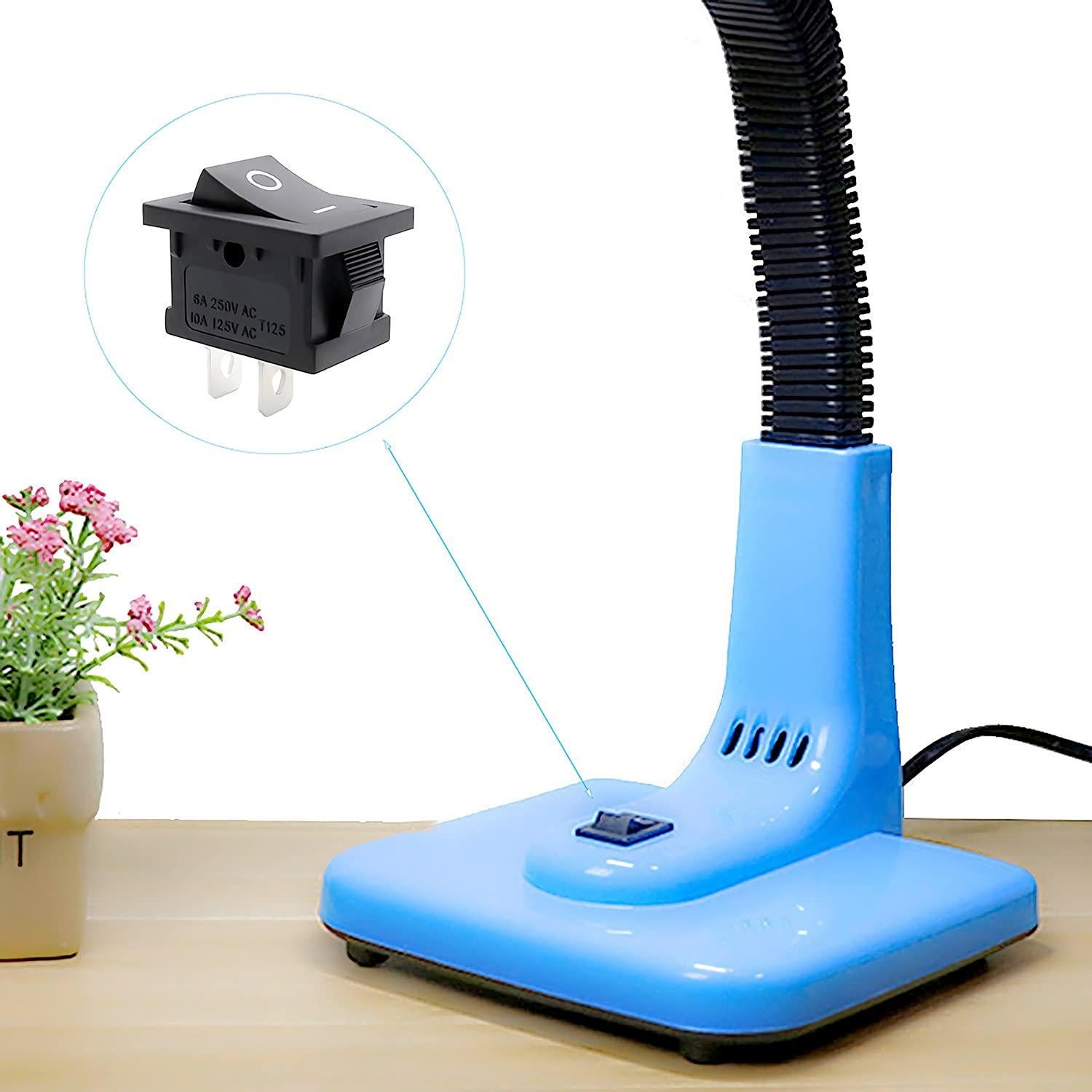 15 Interruptores de Palanca SPST ZUPAYIPA 6A 250V Negro