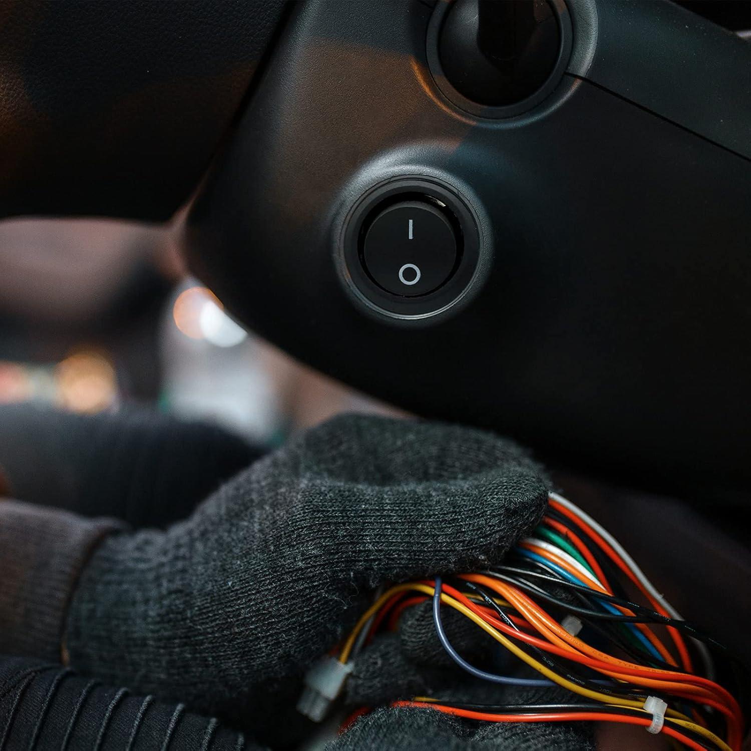 Interruptores Rocker Mini KCD1-X-Y 12V 6 Pcs Pre-Cableados