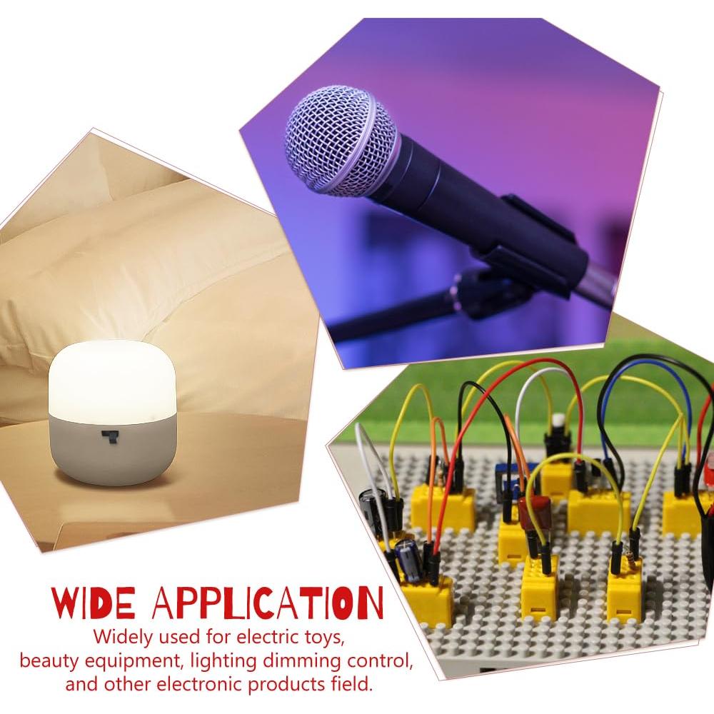 Interruptor Deslizante 3 Pin WMYCONGCONG 100 Pcs 0.5A 50V