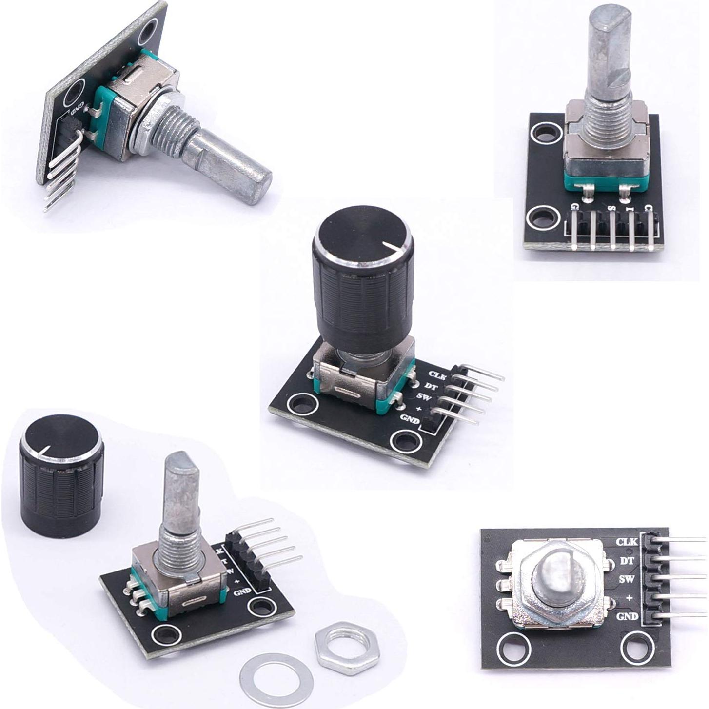 Módulo Codificador Rotativo Taiss KY-040 5V 20 Pulsos 5 Pcs