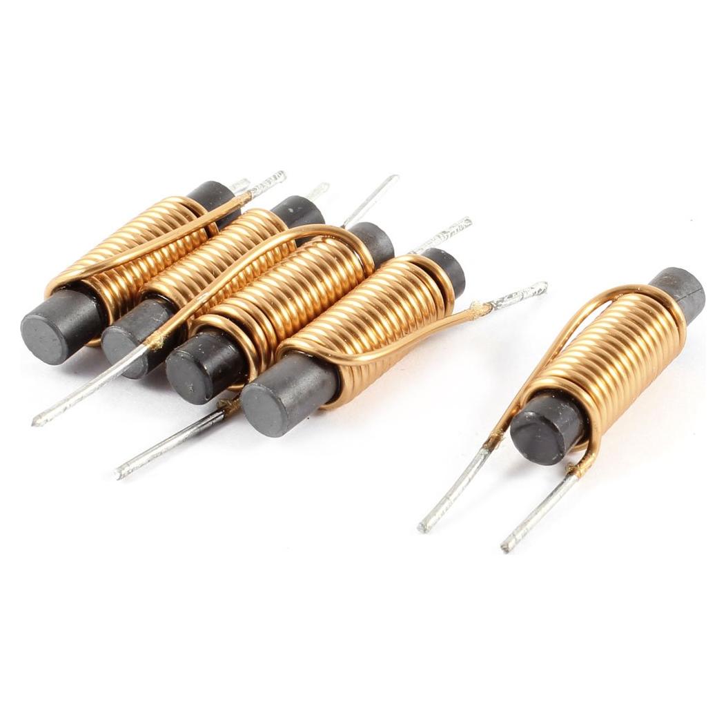 Inductor radial Uxcell 5 Pcs 6x30mm 15.5 Círculo 8uH