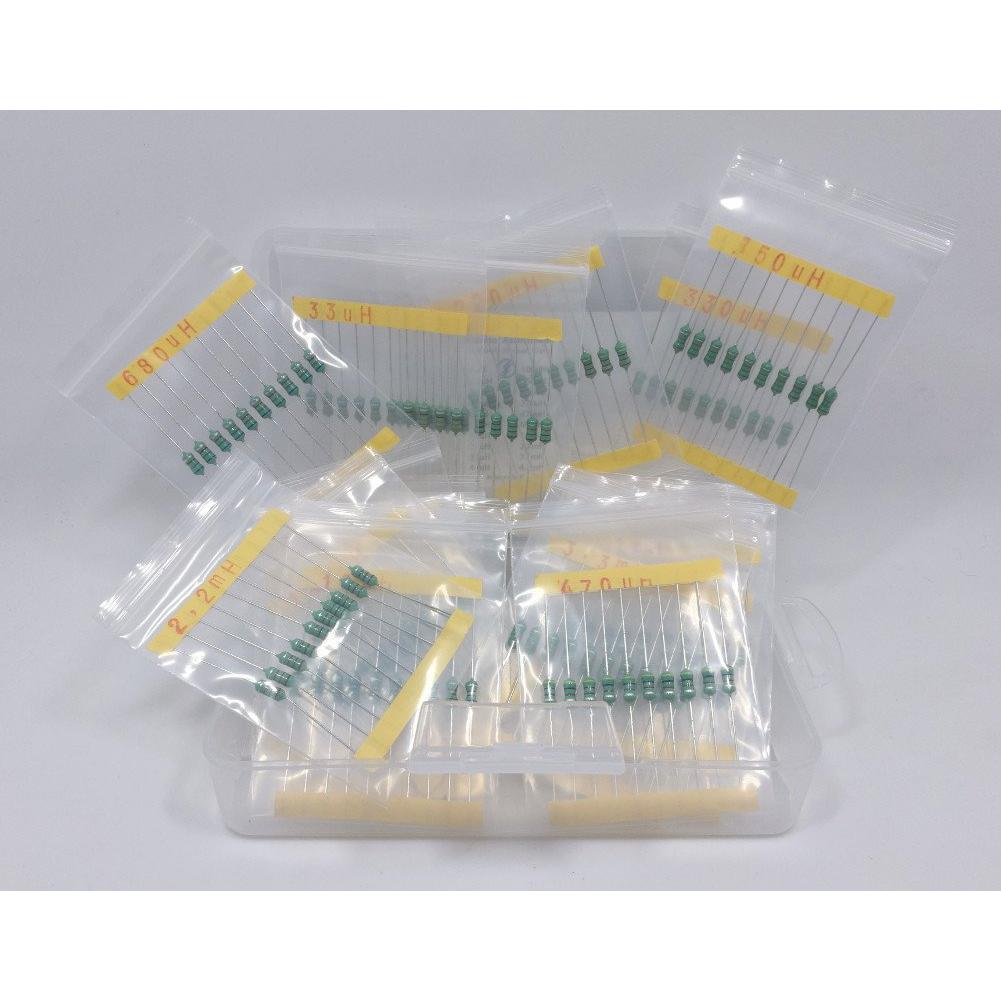 Inductores 200 pcs 3pdt 1uH a 4.7mH 0.5W Gran Surtido
