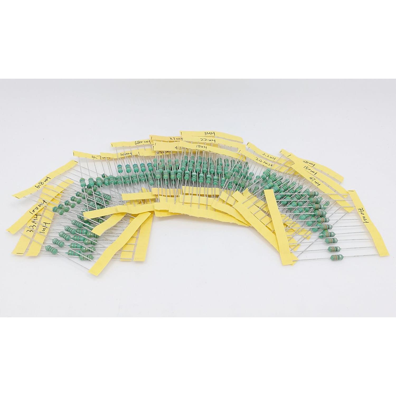 Inductores 200 pcs 3pdt 1uH a 4.7mH 0.5W Gran Surtido