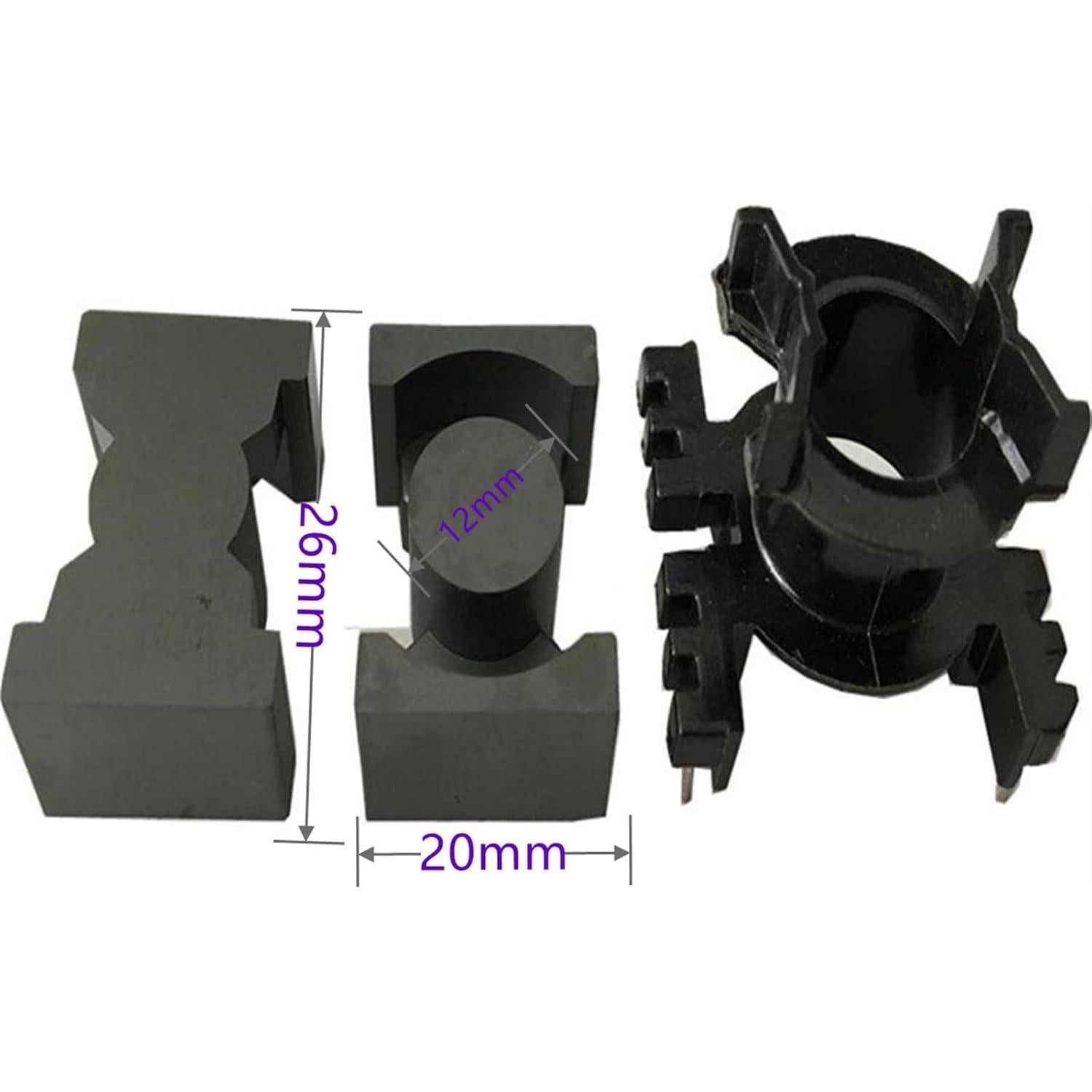 Transformador Núcleo Ferrita PQ2620 6+6pin 26x20mm