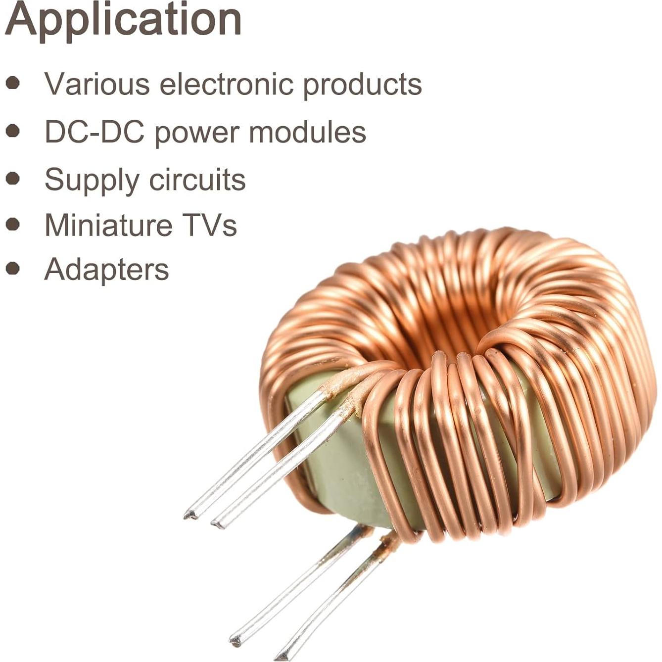 Bobina de Inductancia Toroidal MECCANIXITY 47uH 20A - Paquete de 5