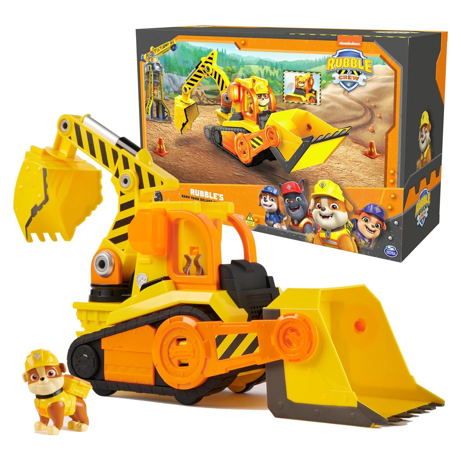 Bulldozer de Construcción Rubble & Crew con Luces y Sonidos