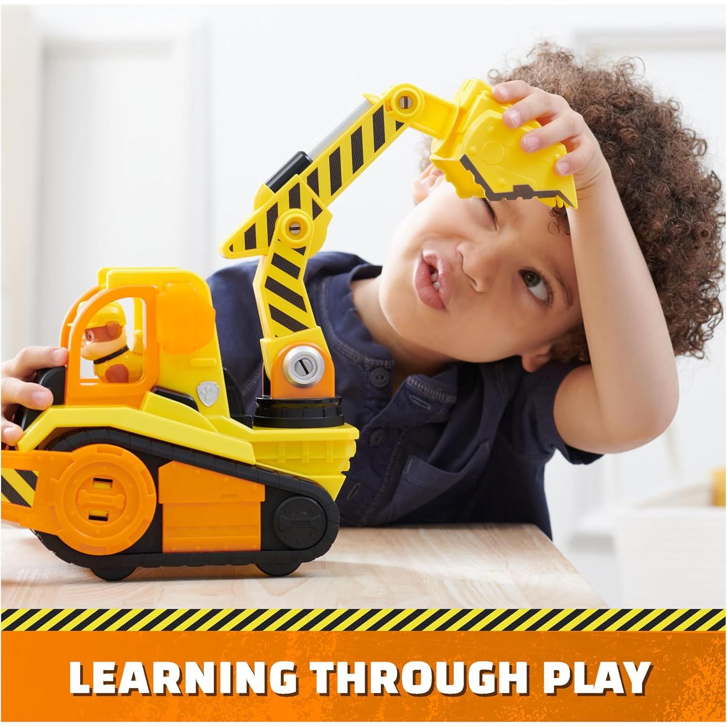 Bulldozer de Construcción Rubble & Crew con Luces y Sonidos