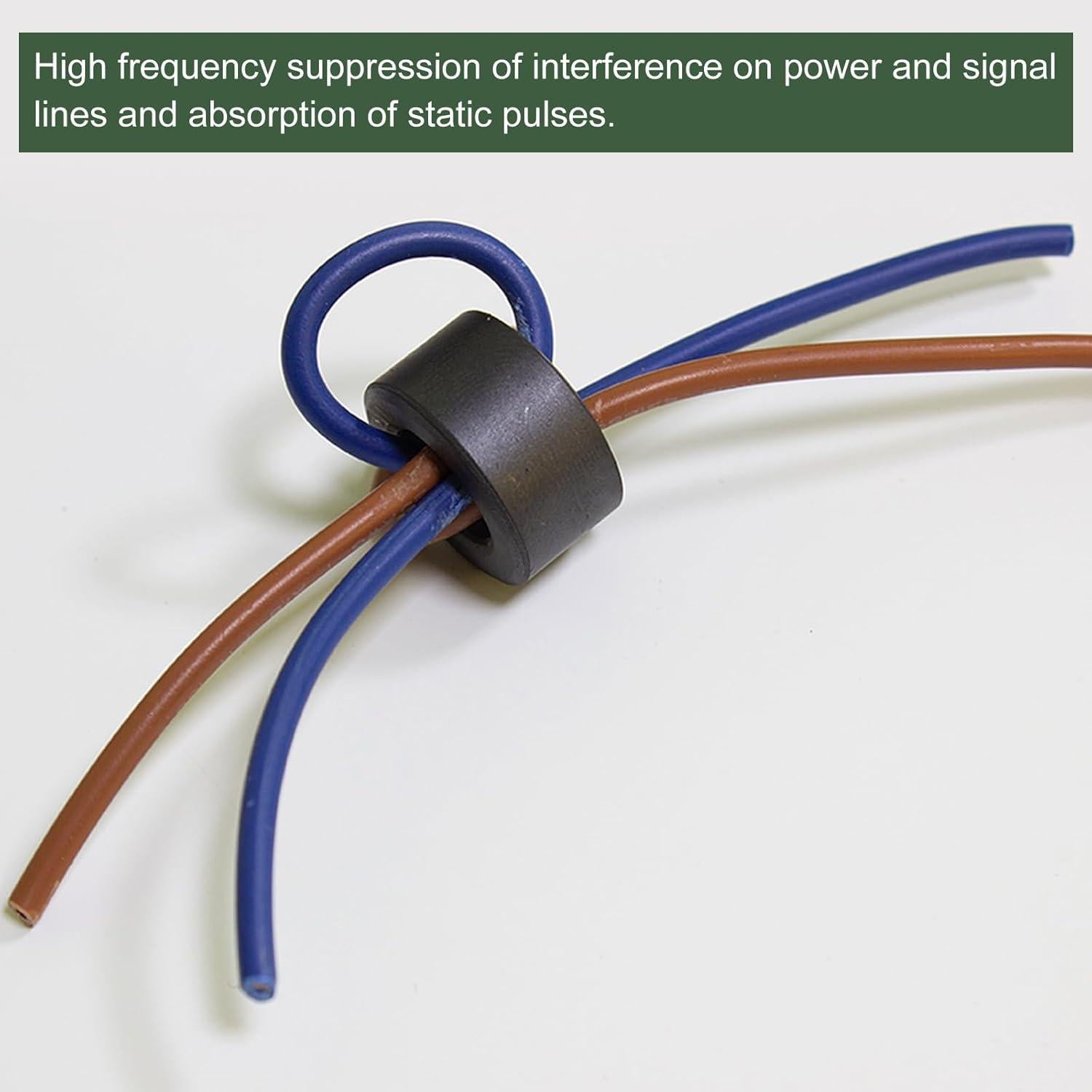 Núcleo Toroidal de Ferrita YOKIVE 36x23x15mm Verde