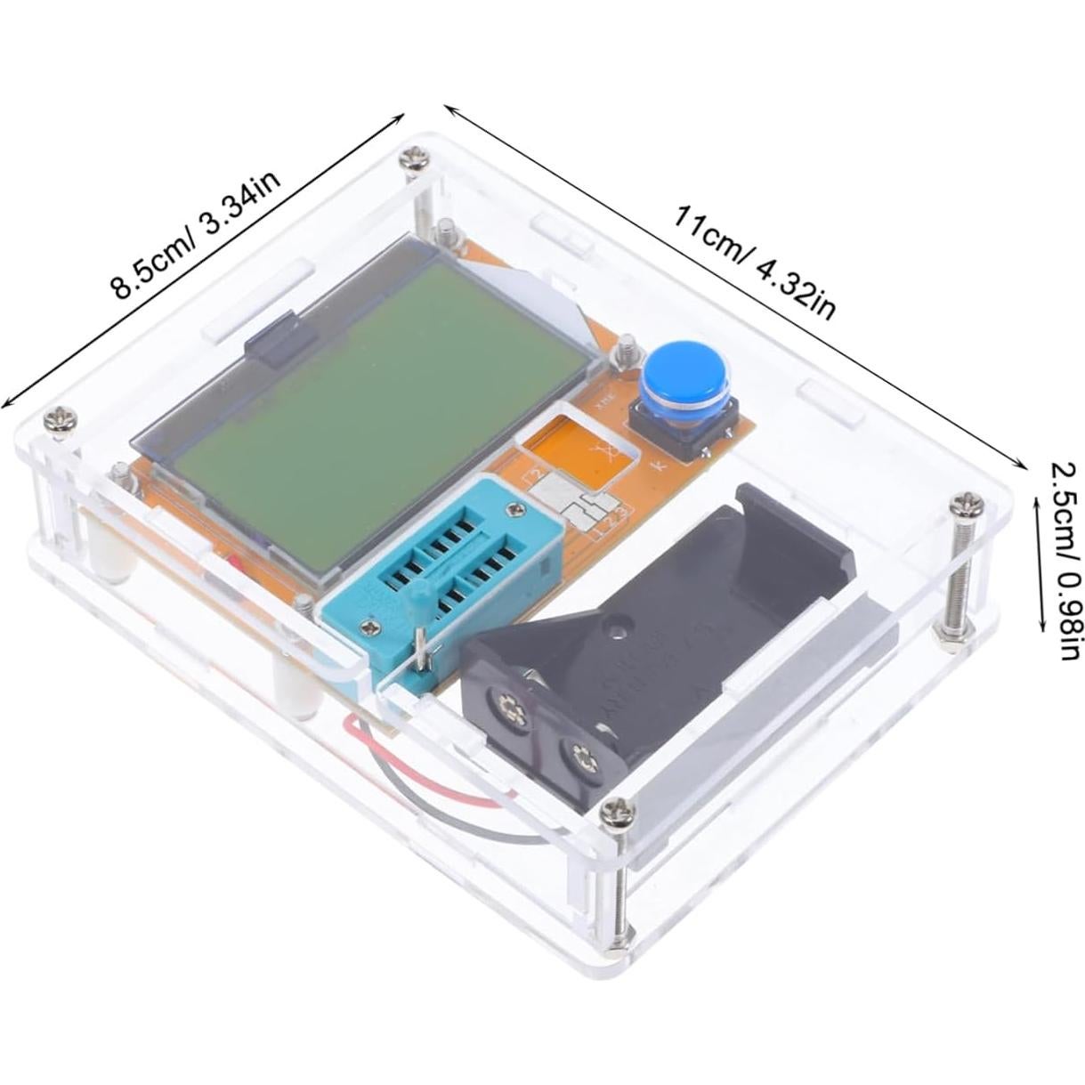 Probador de Diodo, Capacitor e Inductor VOSAREA LCD 11x8.5cm