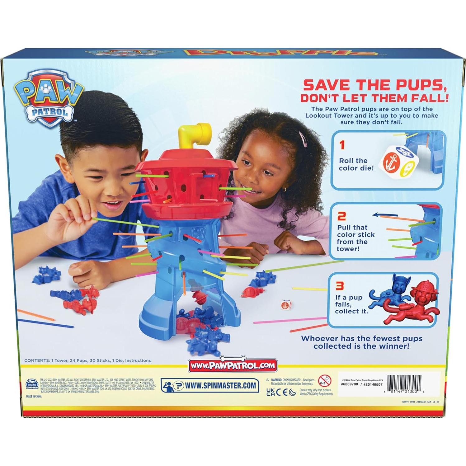 Juego de mesa PAW Patrol Dropple Spin Master - 2-4 jugadores