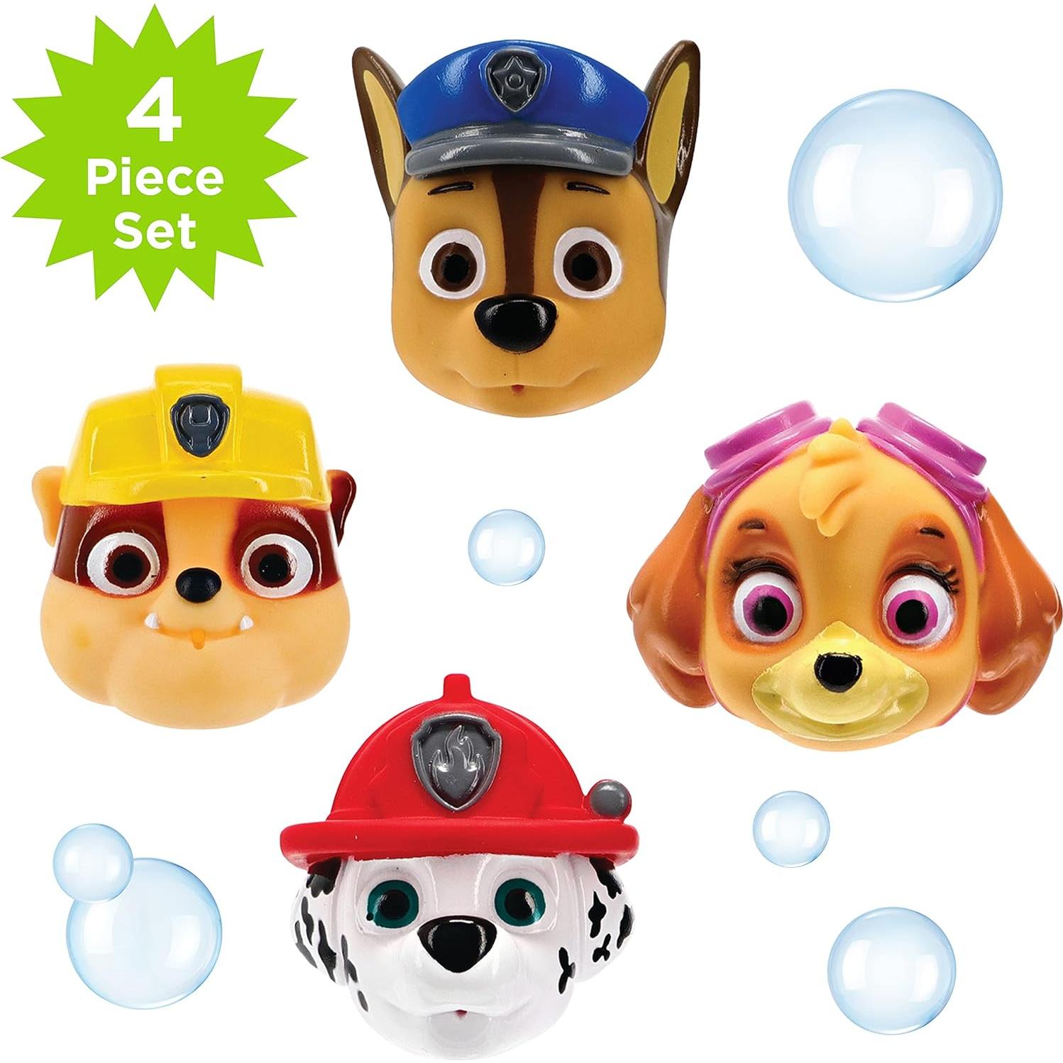 Set de Juguetes de Baño PAW Patrol Ginsey 4 Piezas