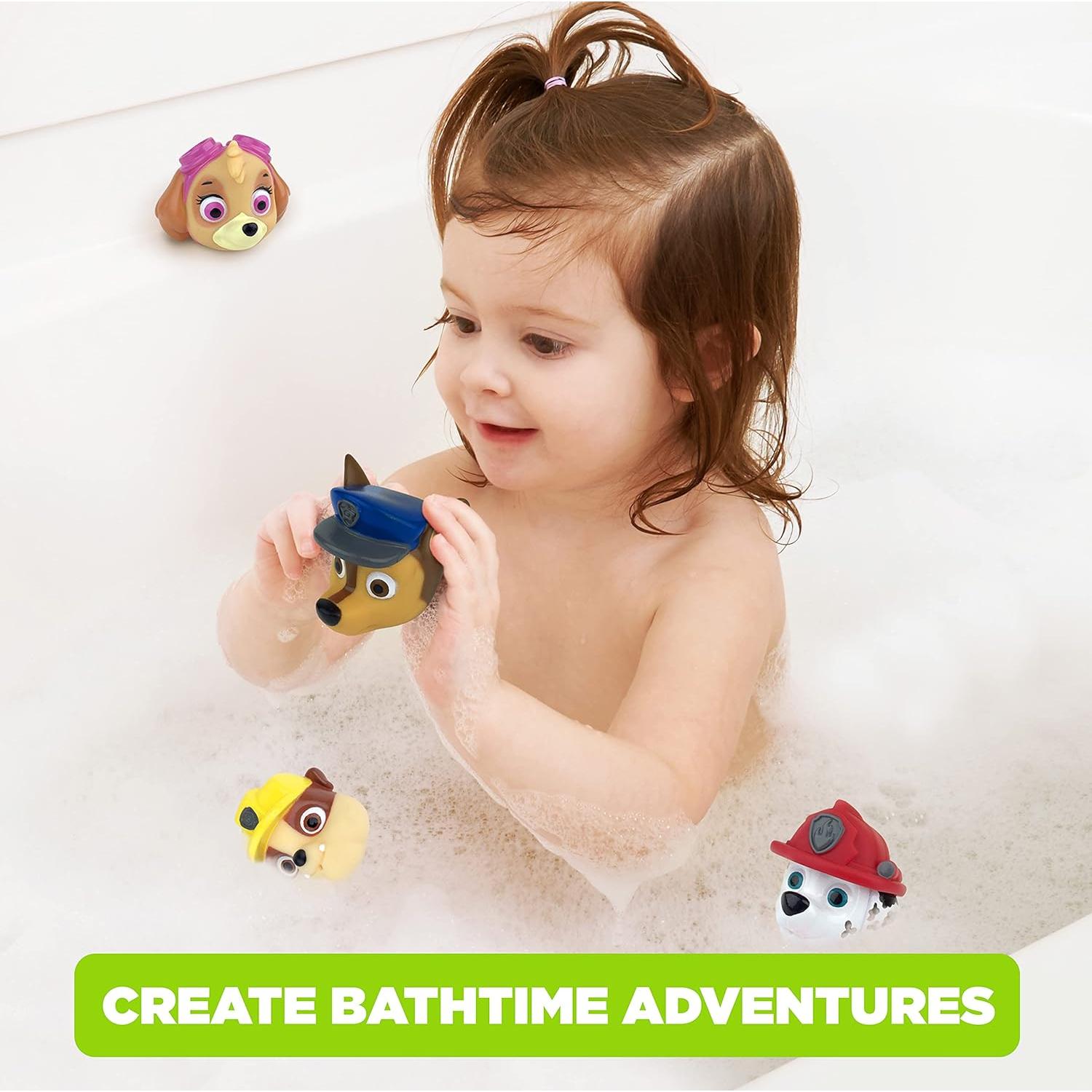 Set de Juguetes de Baño PAW Patrol Ginsey 4 Piezas