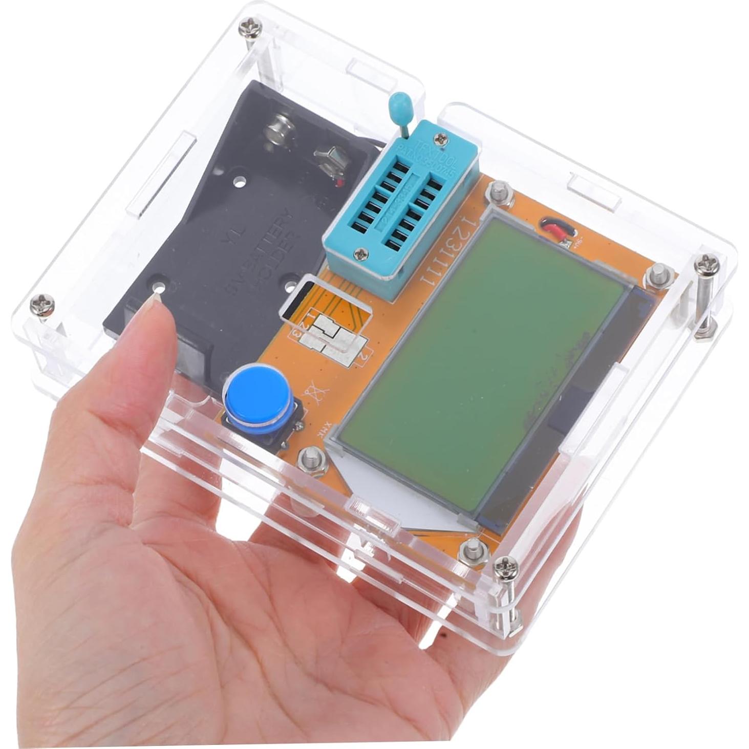 Probador de Componentes Electrónicos Homoyoyo con Pantalla Gráfica