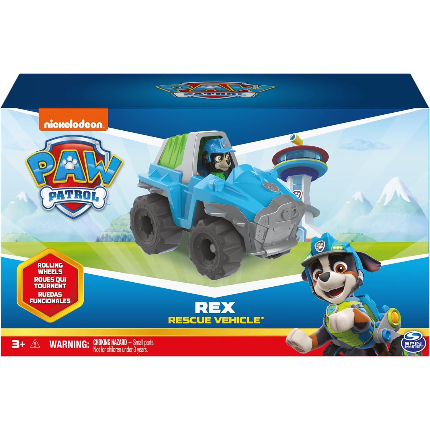 Vehículo de Rescate de Dinosaurios Paw Patrol Rex