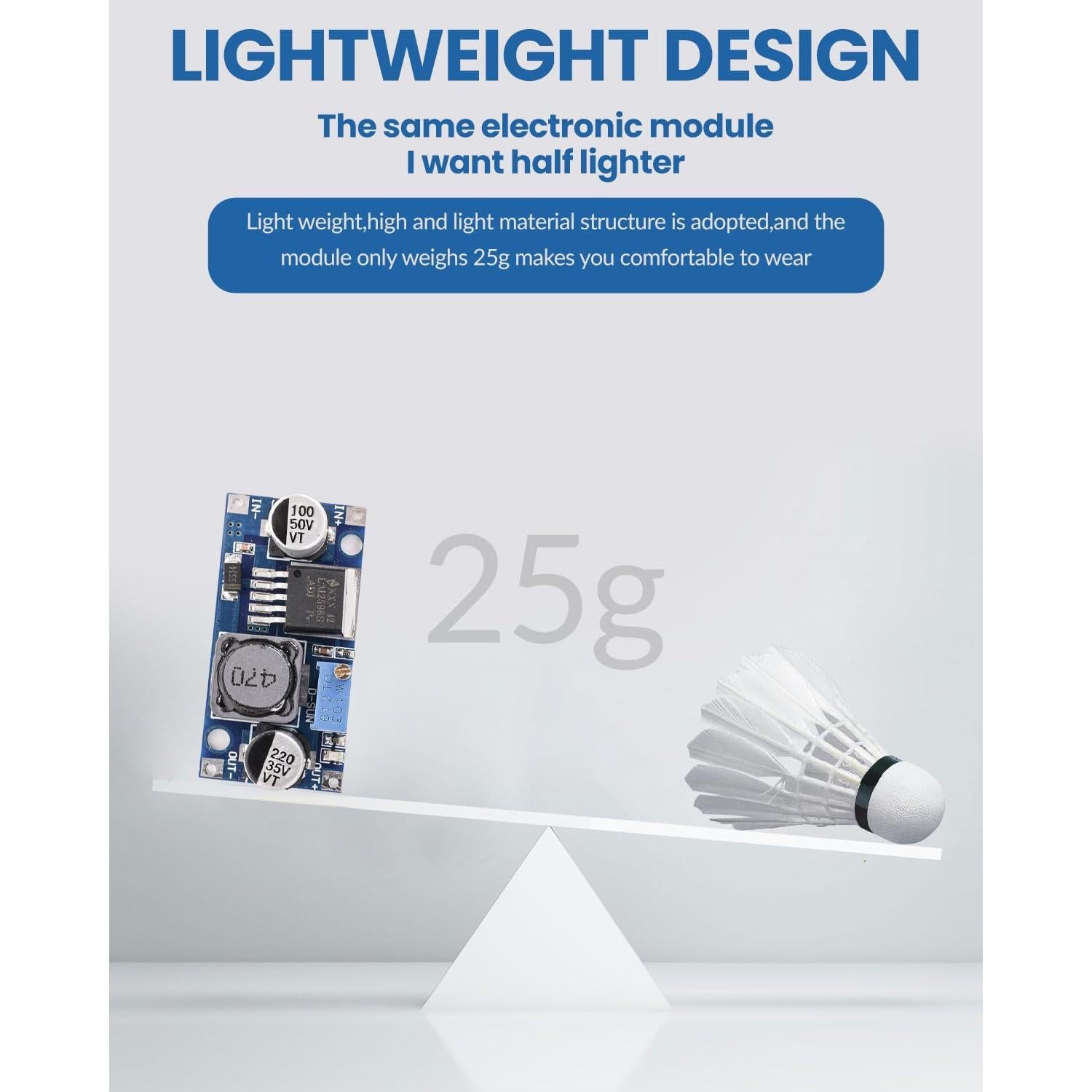 Paquete de 10 Reguladores de Voltaje LM2596 Ajustable 3-40V