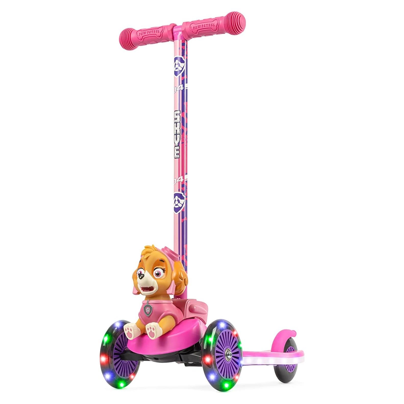 Patinete Voyager Paw Patrol 3 Ruedas Iluminado 2,79 kg