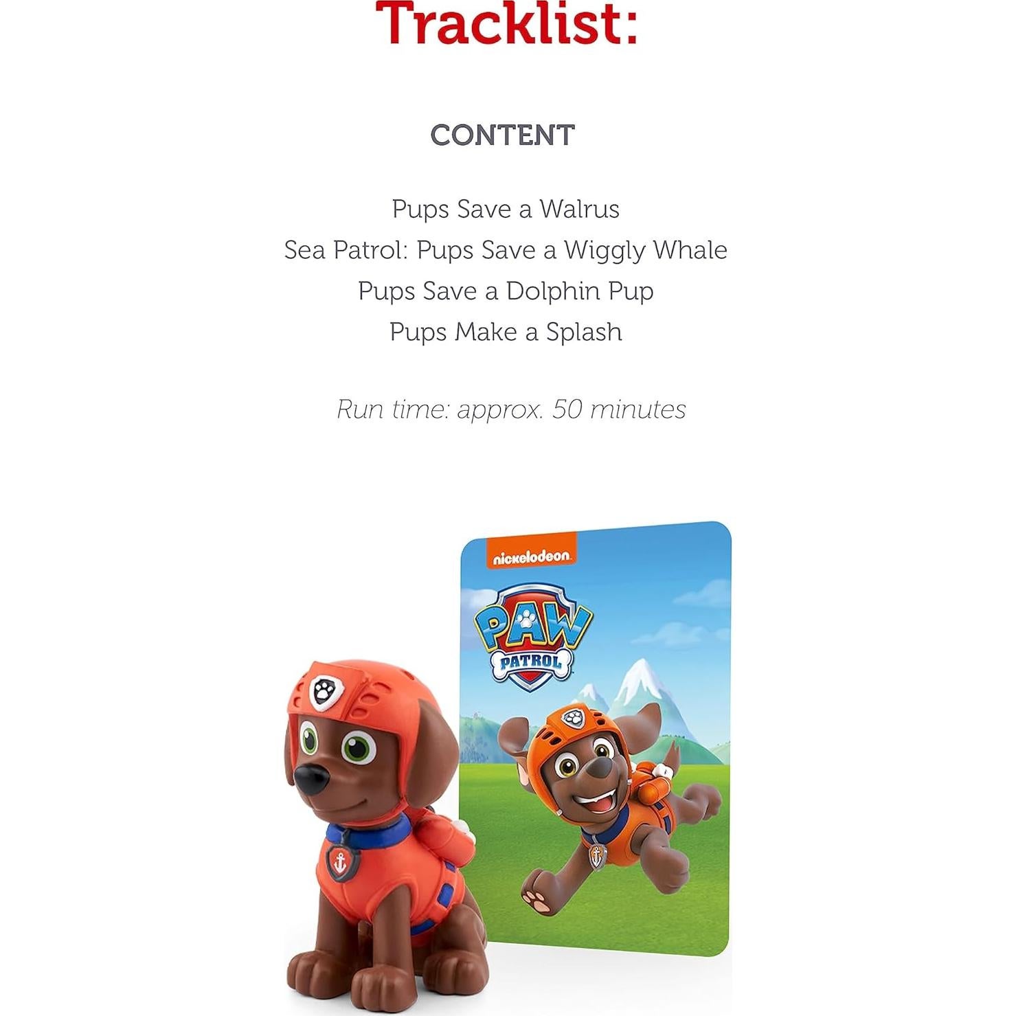 Zuma Audio Toy Figurine from PAW Patrol