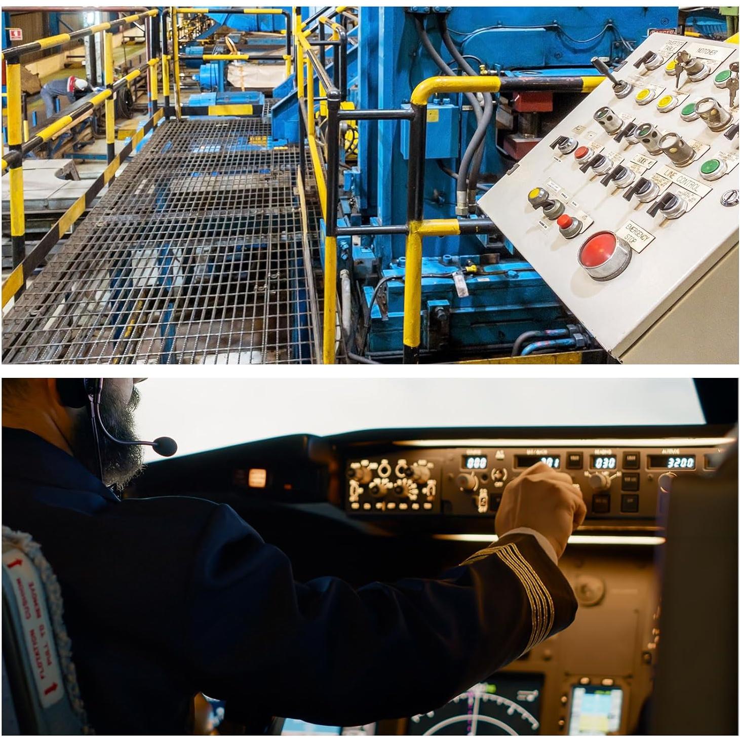 Interruptor de Botón Pulsador DMiotech 19mm Aluminio 2 Pack