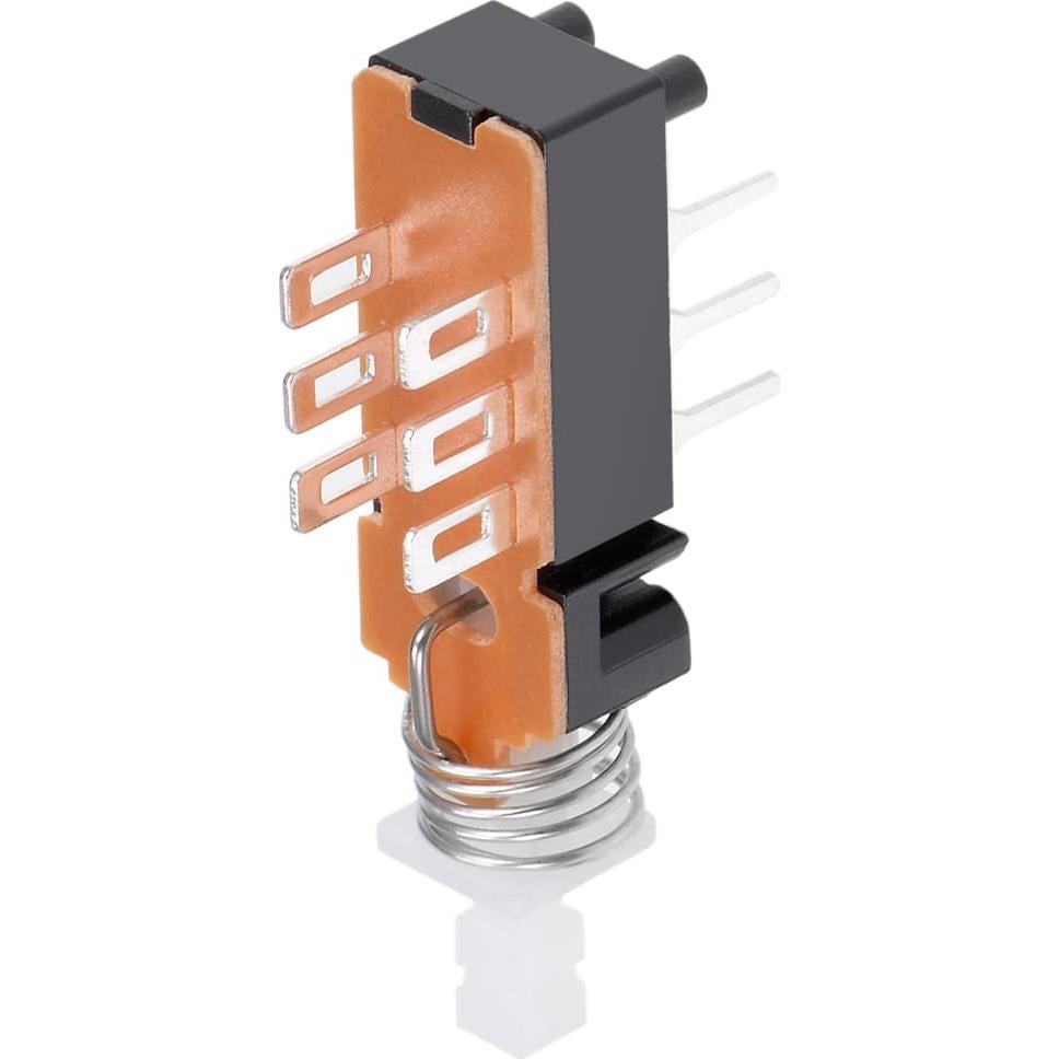 Interruptor DPDT 6 Pines Auto-bloqueante uxcell - 2 Pcs