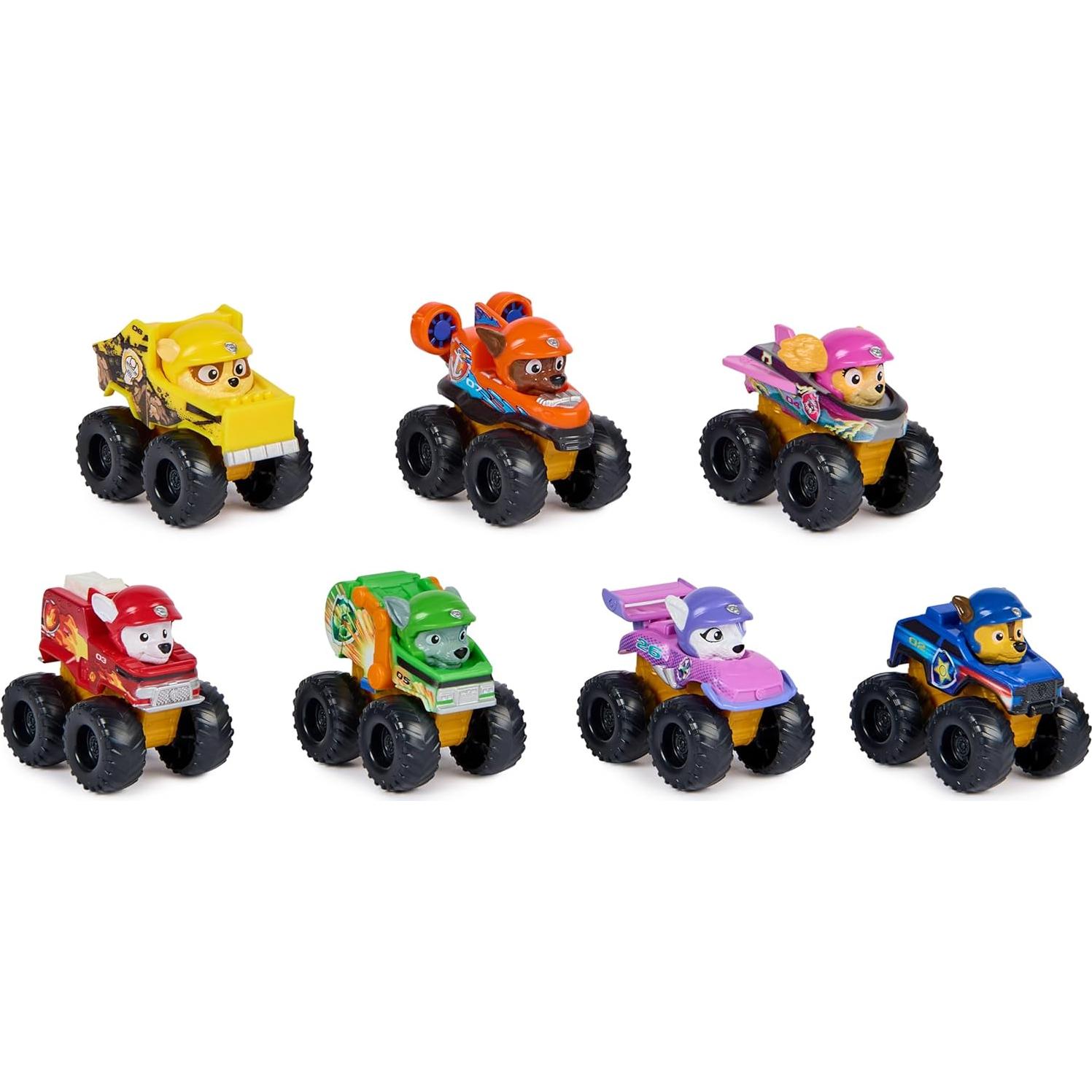 Paw Patrol Conjunto Racers Pup Squad 7 Piezas Juguete Roxi