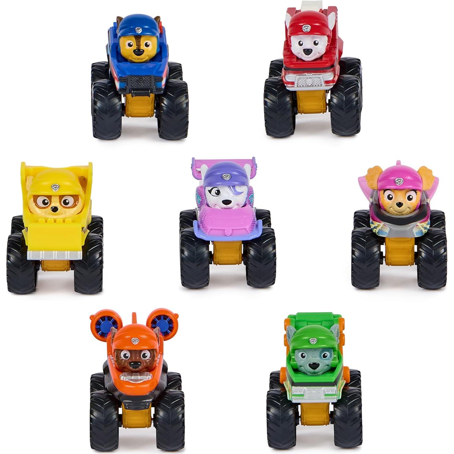 Paw Patrol Conjunto Racers Pup Squad 7 Piezas Juguete Roxi