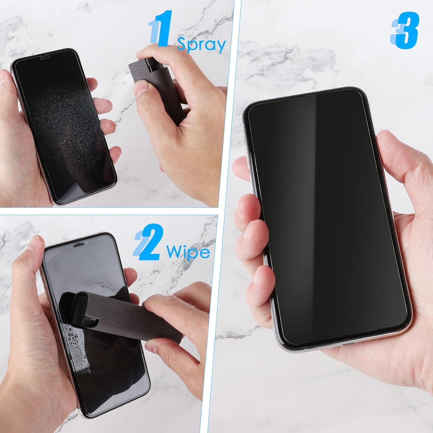 Limpiador de Pantallas AKARY Todo en Uno - 58.93g, Negro