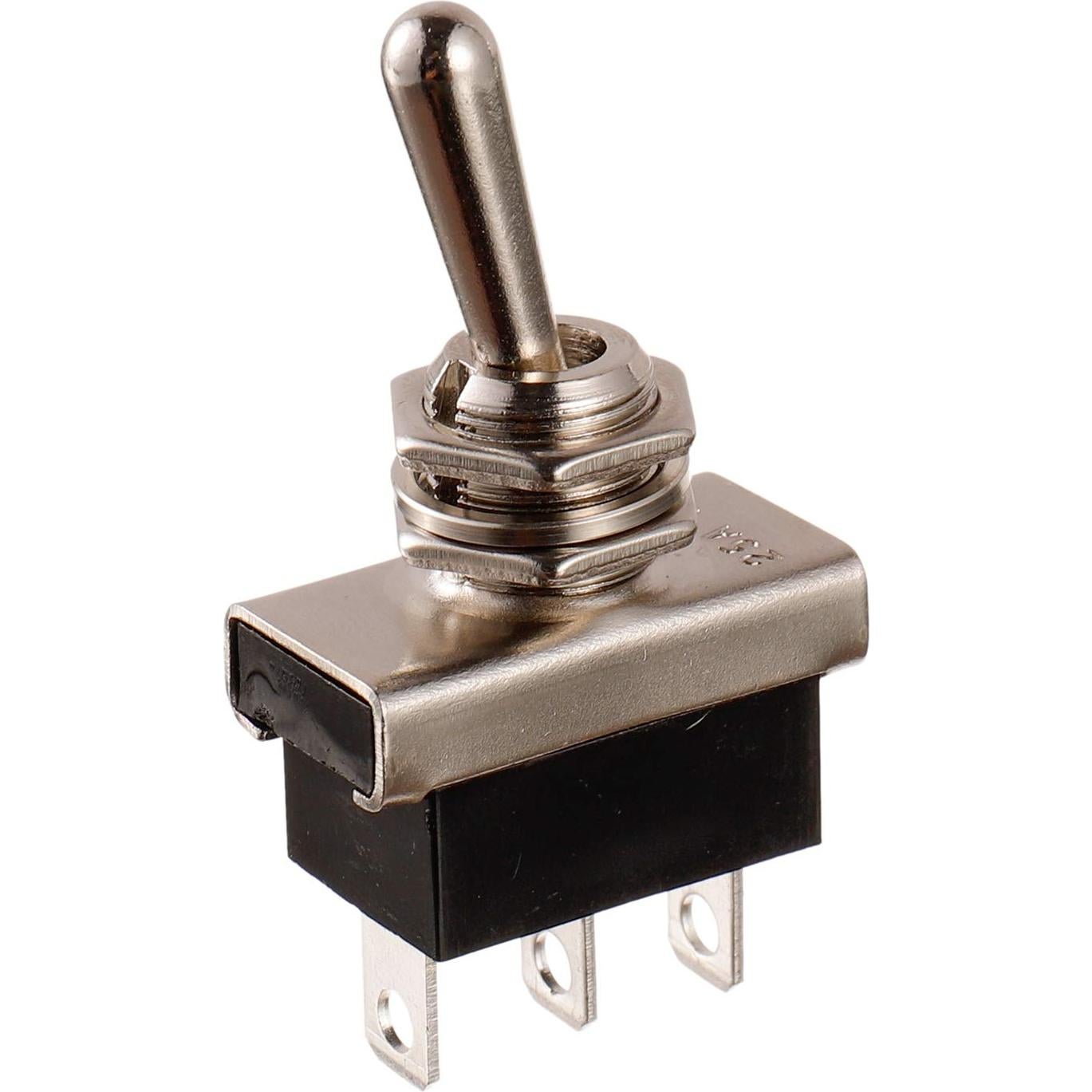 Interruptor de palanca BOJACK SPDT 12V 25A con tapa impermeable - Paquete de 2