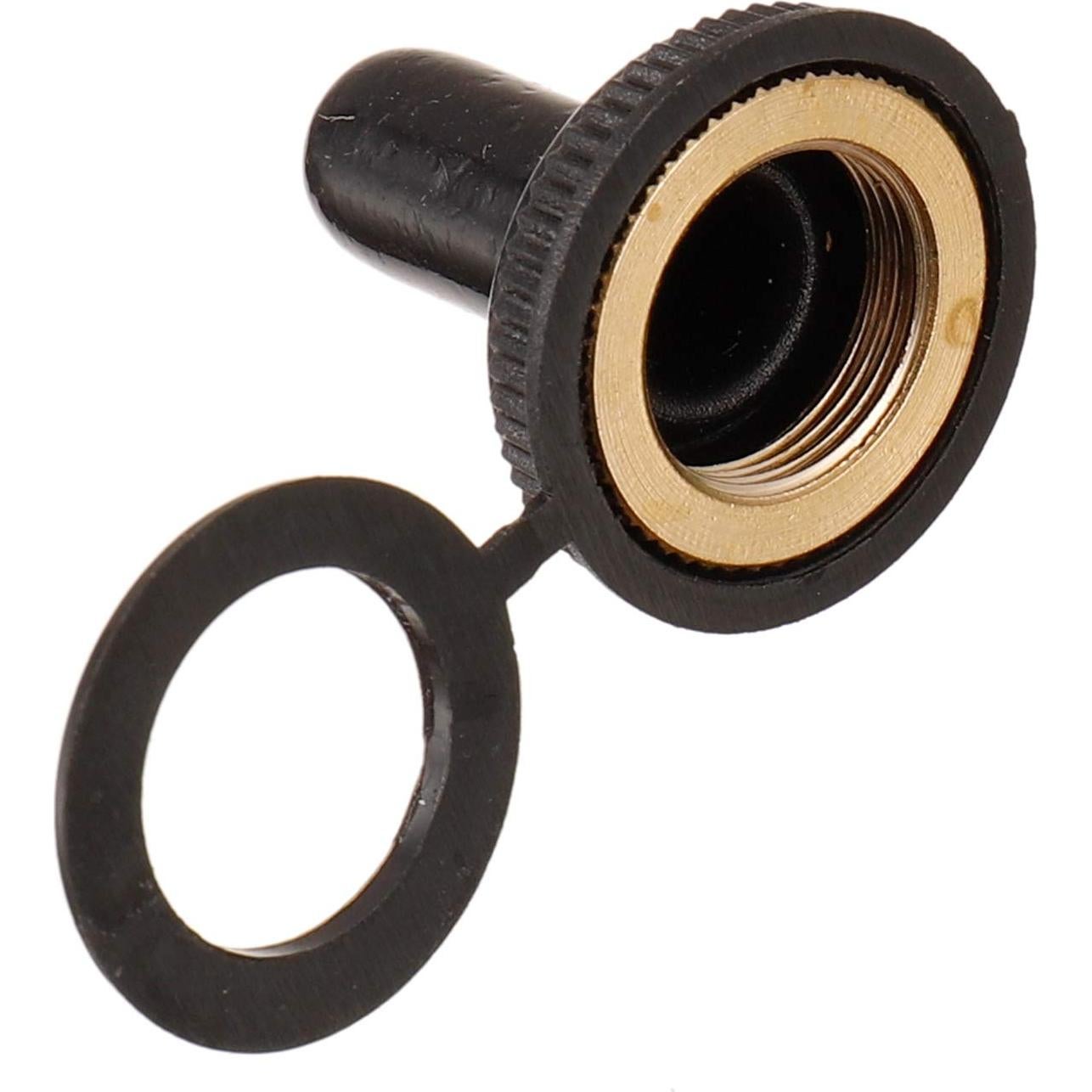 Interruptor de palanca BOJACK SPDT 12V 25A con tapa impermeable - Paquete de 2