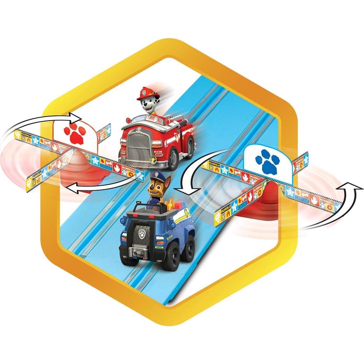 Pista de Carreras Carrera Paw Patrol - Chase y Marshall - 2,4 m