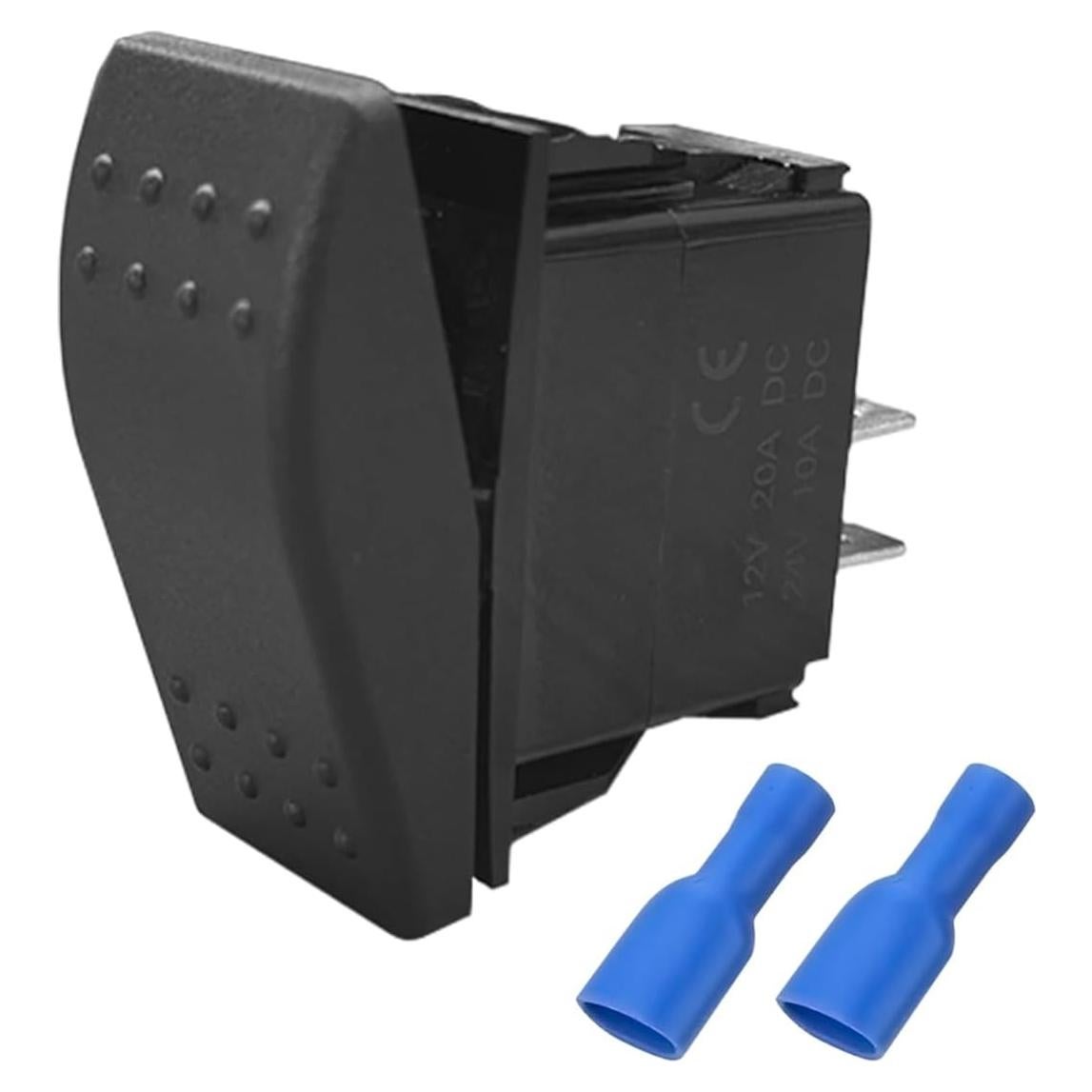 Interruptor Rocker 12V BDZMC SPST Impermeable 20A