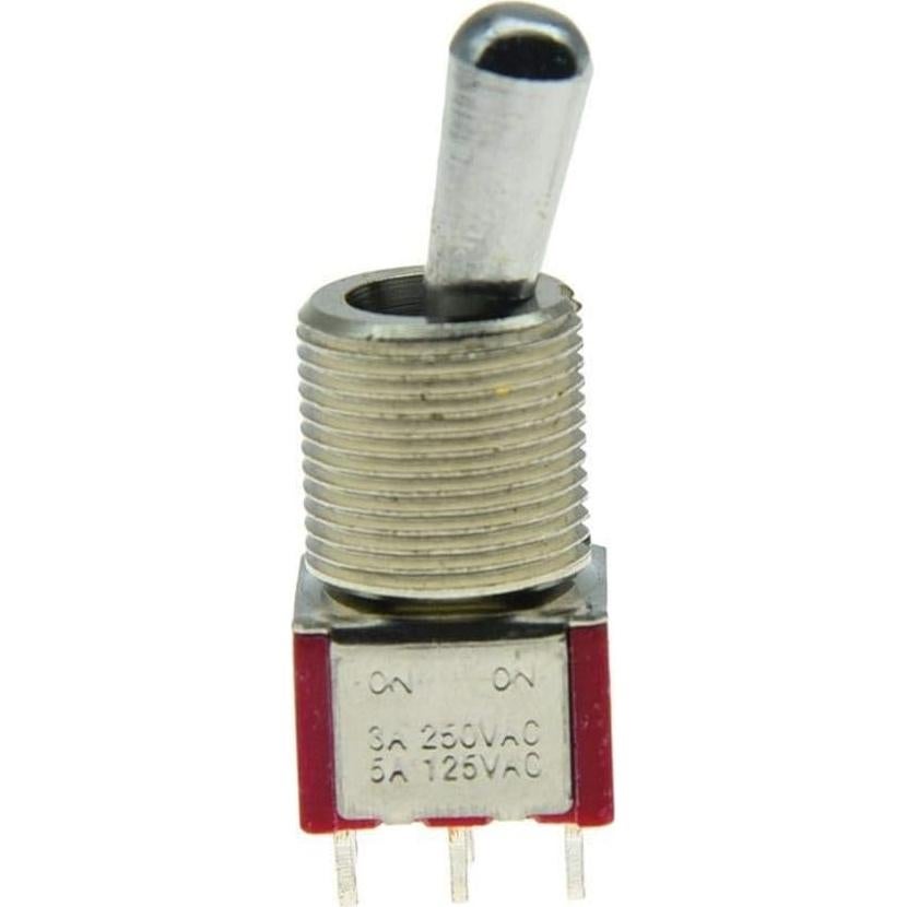 Interruptor DPDT 2 vías ON ON Kaish Fat Bat Metal 18g