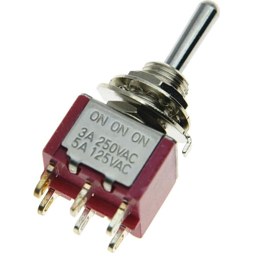 Interruptores de Palanca Mini Dopro 3x ON-ON-ON 3A 250V