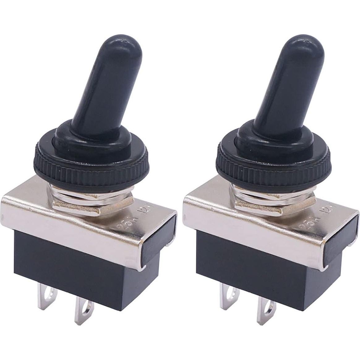 Interruptor de Palanca a Prueba de Agua Weideer 12V 25A 2 Pines