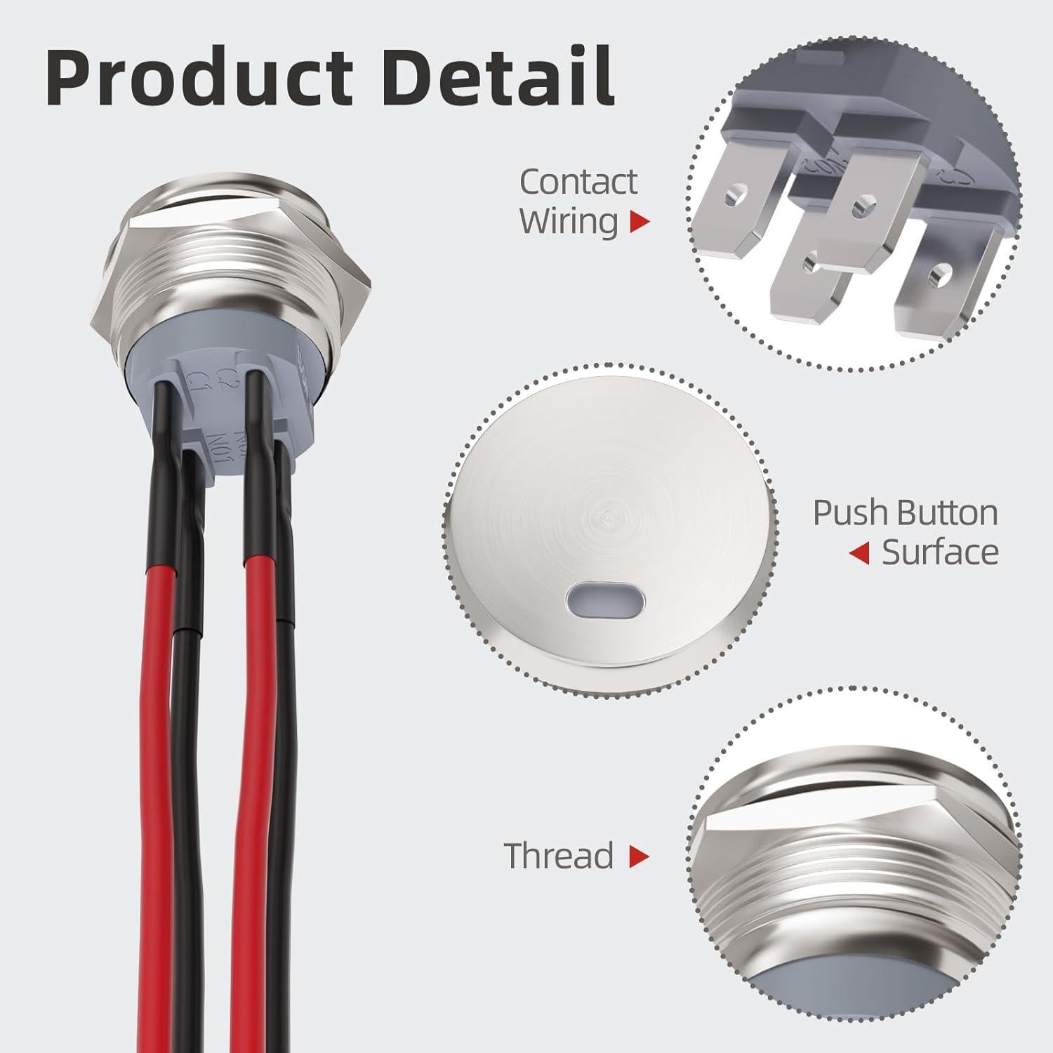 Interruptor de Palanca IP65 APIELE 22mm Acero Inoxidable Verde