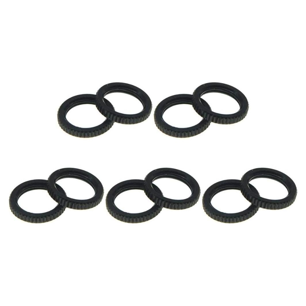 Tuercas de Interruptor de Palanca KAISH 10 Unidades Negro