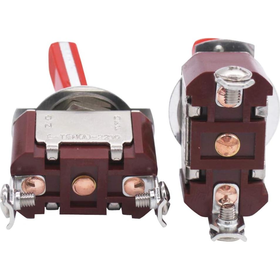 Interruptor de Palanca Twidec 16A 250V SPST 2 Pines Rojo