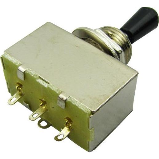 Selector de palanca de guitarra Musiclily 3 vías cerrado negro (2 unidades)