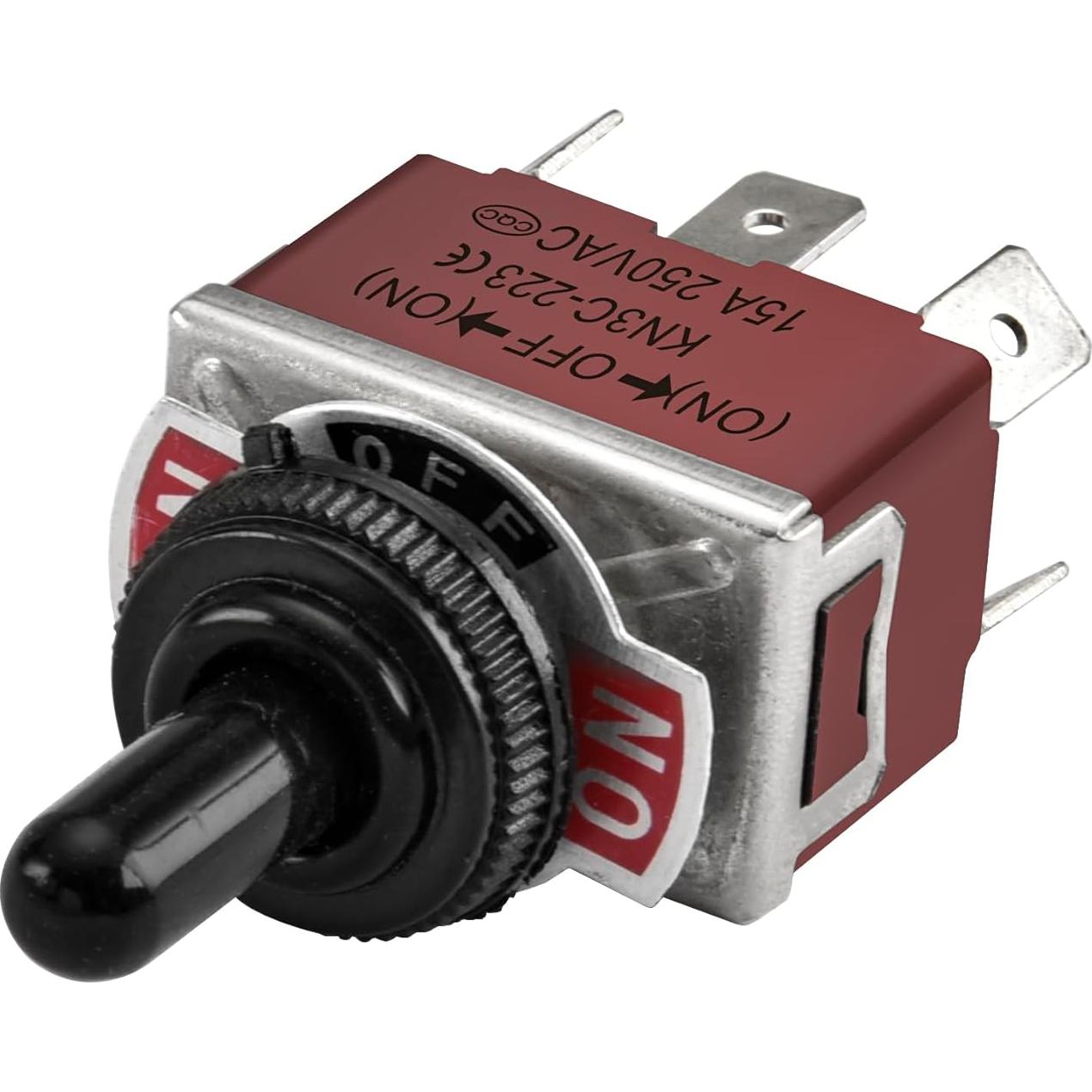 Interruptor DPDT momentáneo Heschen 250VAC 15A 6 terminales