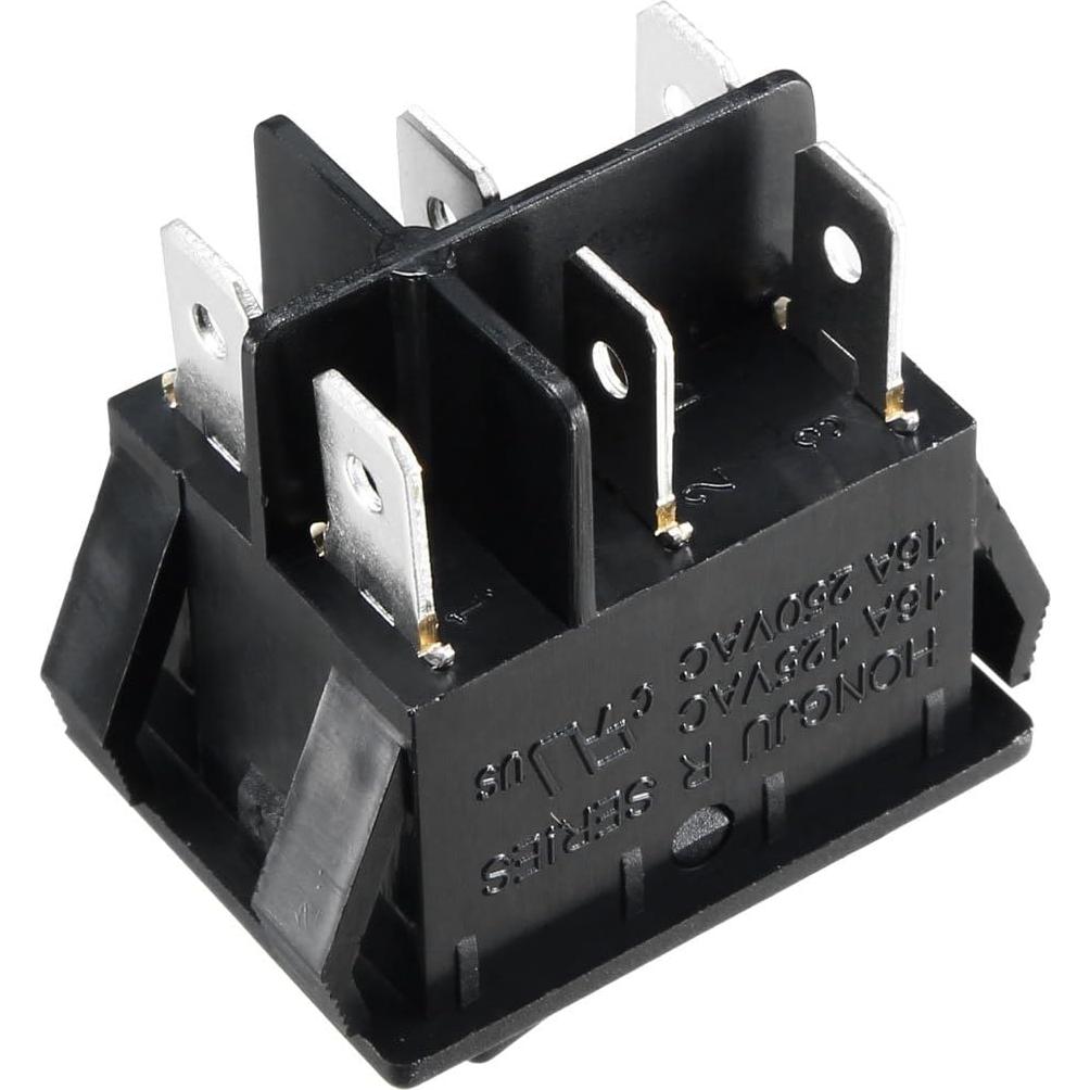 Interruptor de Palanca DPDT uxcell 2 Pcs 16A 250V 3 Posiciones