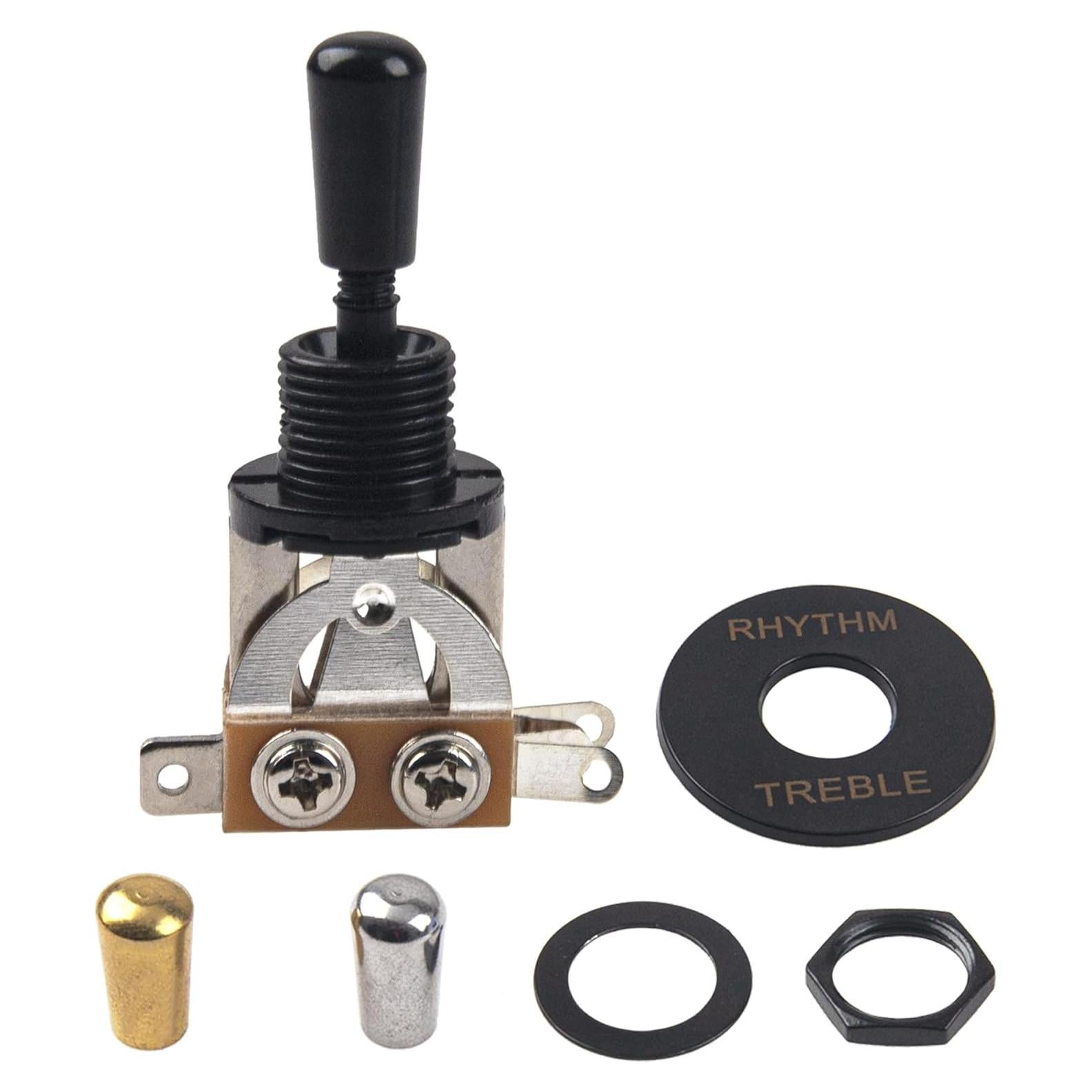 Interruptor de Palanca 3 Vías Yootones para Guitarra Eléctrica Negro