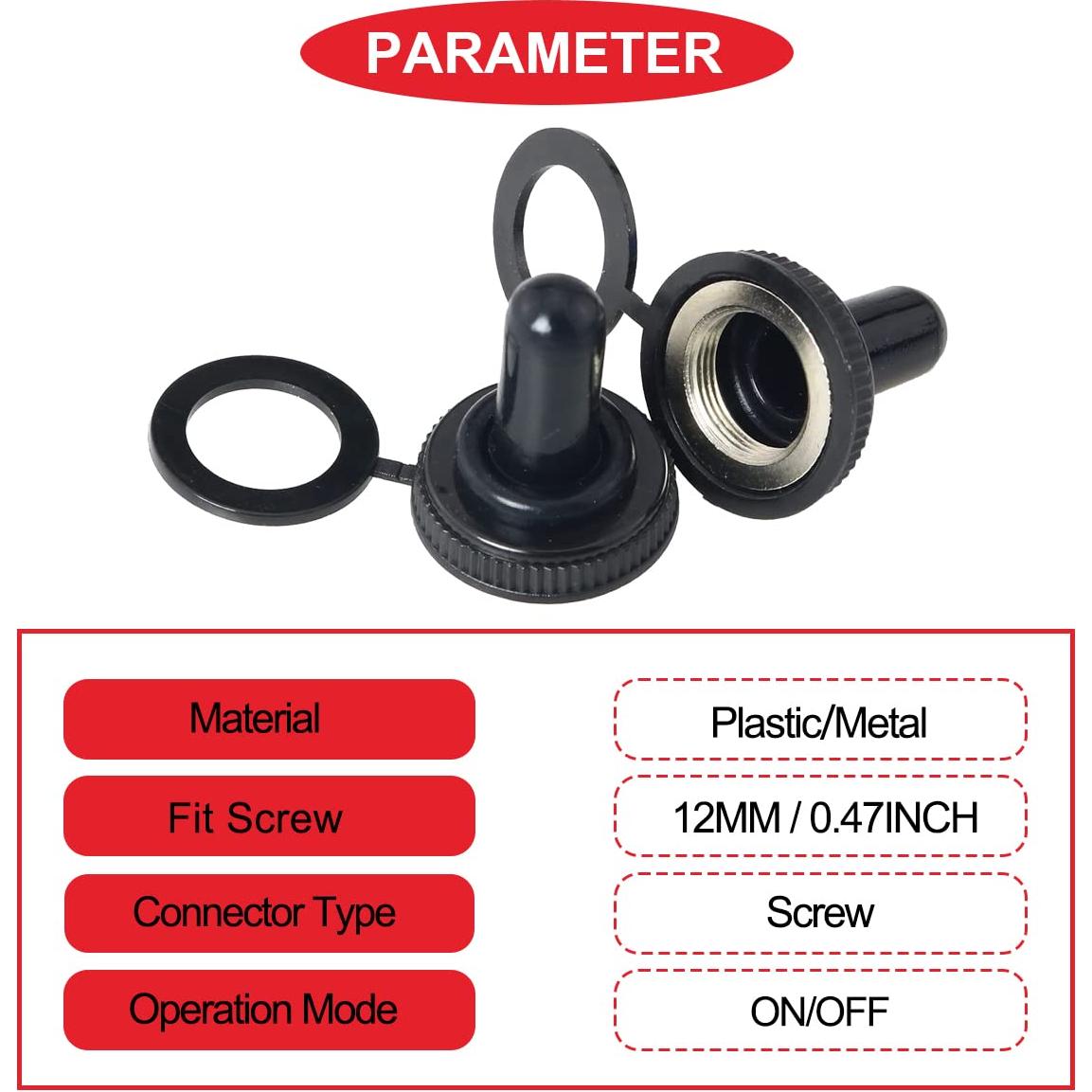 15 Cubiertas de Botas de Goma Impermeables 12mm MKBKLLJY
