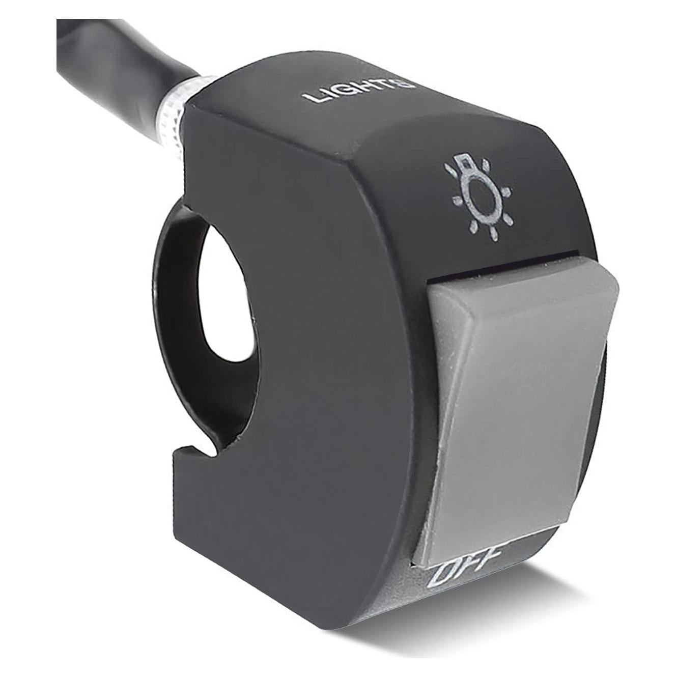 Interruptor de Manillar Mosley para Motocicleta 7/8" Gris