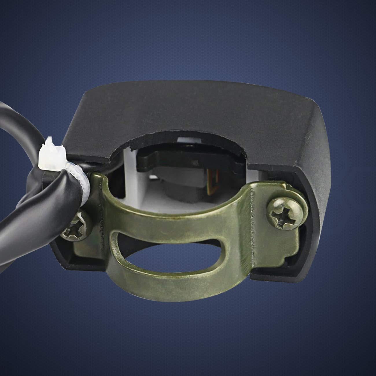 Interruptor de Manillar Mosley para Motocicleta 7/8" Gris