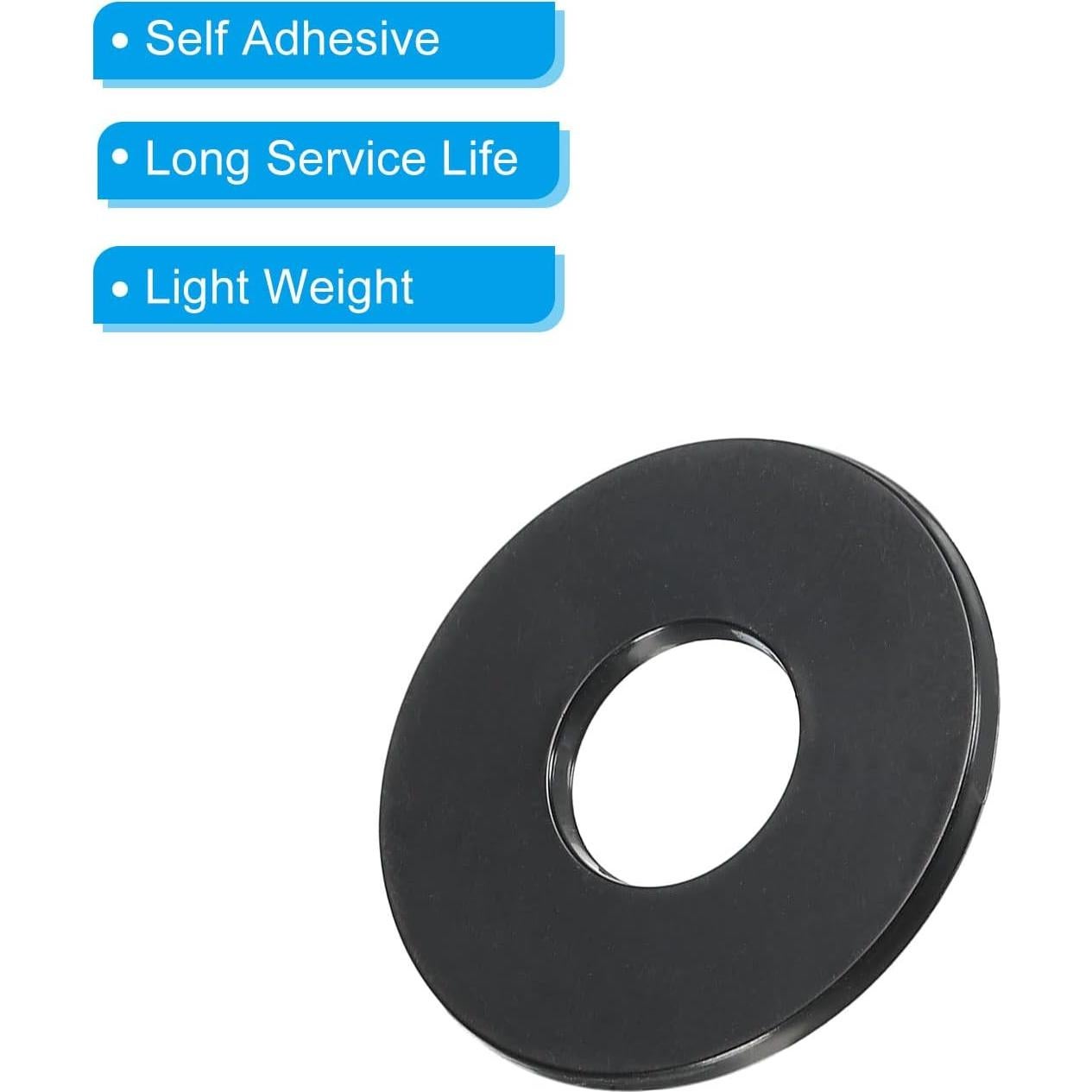 Placa de Arandela de Interruptor MECCANIXITY para Guitarra Eléctrica Negra 34mm