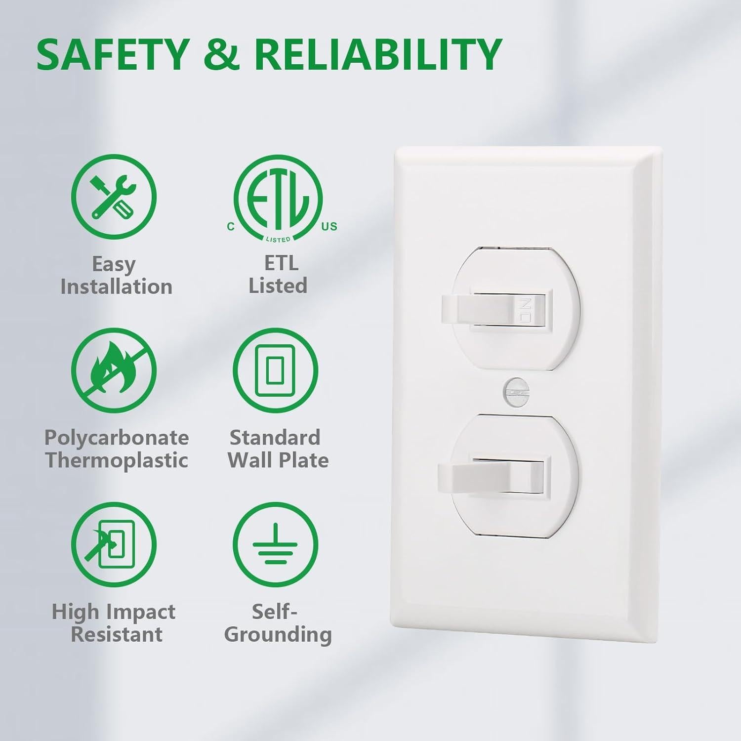 Interruptor de Luz Doble Palanca Wengart BAK-006 15A 120V