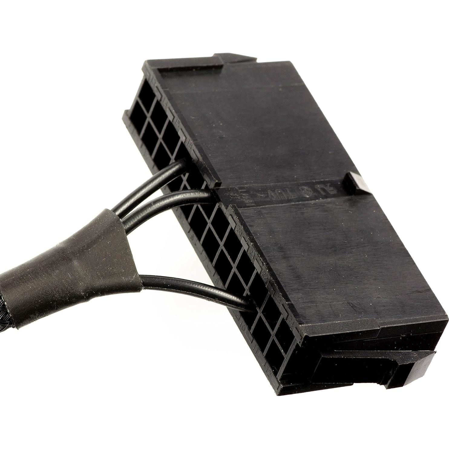 Cable de Salto ATX 24 Pines CRJ con Interruptor LED Rojo 60cm