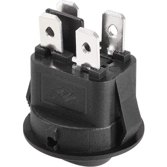 Interruptor de Palanca DPST uxcell 4 Pines ON/OFF 250V 6A - 2 Pcs