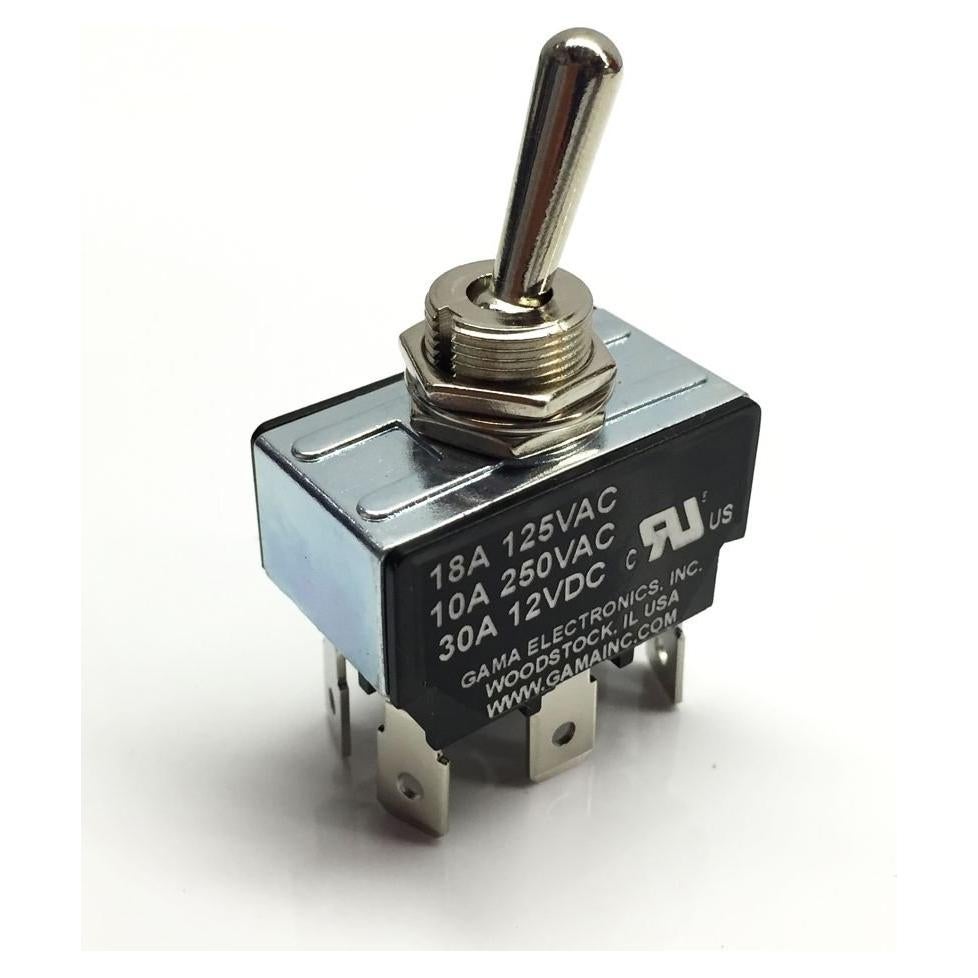 Interruptor DPDT 30A GAMA Electronics 12VDC 125VAC