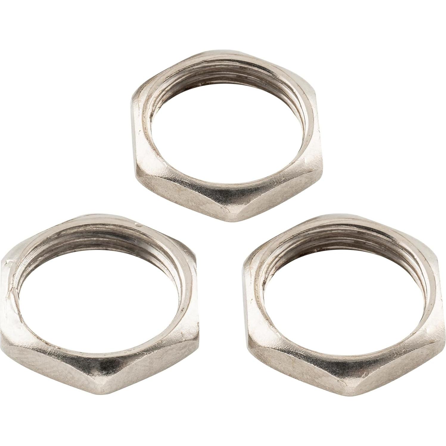 Tuerca hexagonal Musiclily Pro M12x1 para guitarra LP - Juego de 10