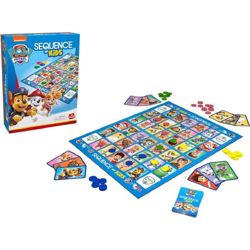 Juego de Secuencia Paw Patrol Goliath 4-en-Fila 2-4 Jugadores